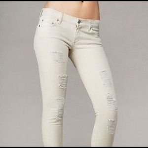 7 For All Mankind Distressed Skinny Jean